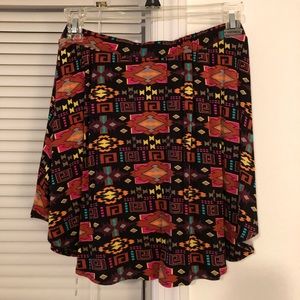 Nollie patterned skirt